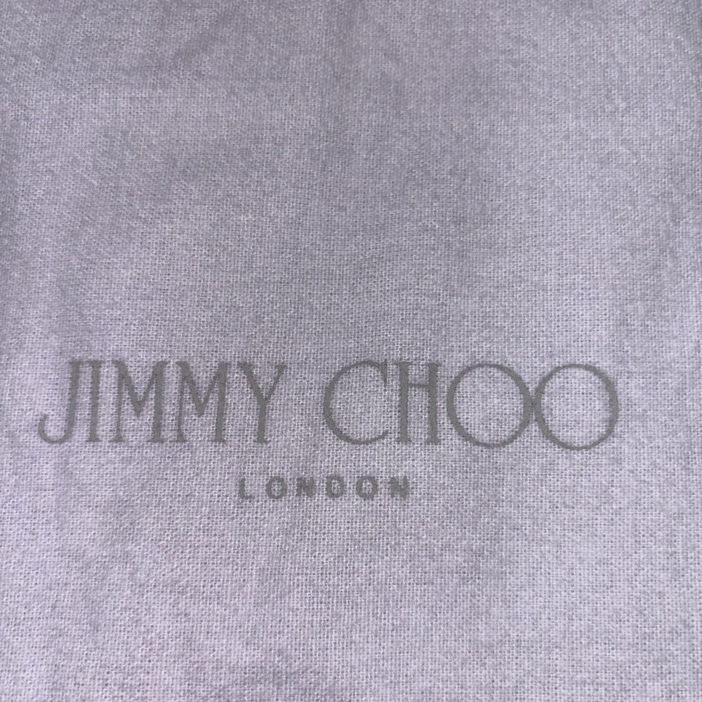 Authentic Jimmy Choo Dust Bag purple Storage Drawstring Cover 10" X 13" Italy - Picture 4 of 7